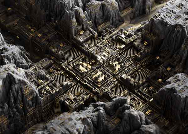 advanced signal technology within the earth bedrock
