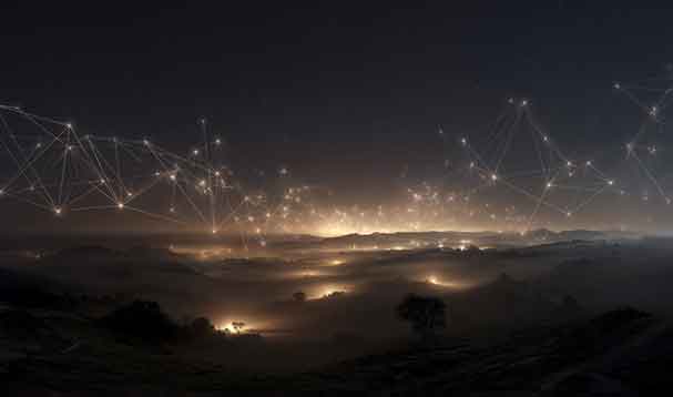 signal symbiosis of circuitry and earth in deep space