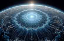 symbiotic technology with human face